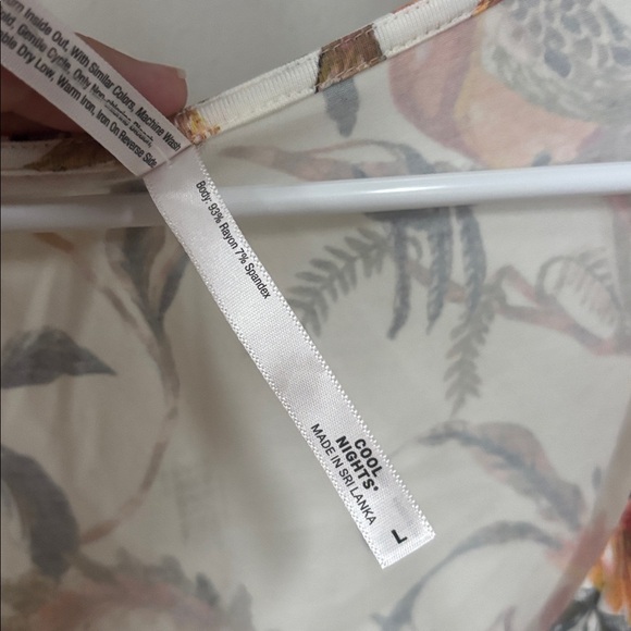 Soma Cool Nights “Parrots” Sleepshirt - Picture 2 of 4